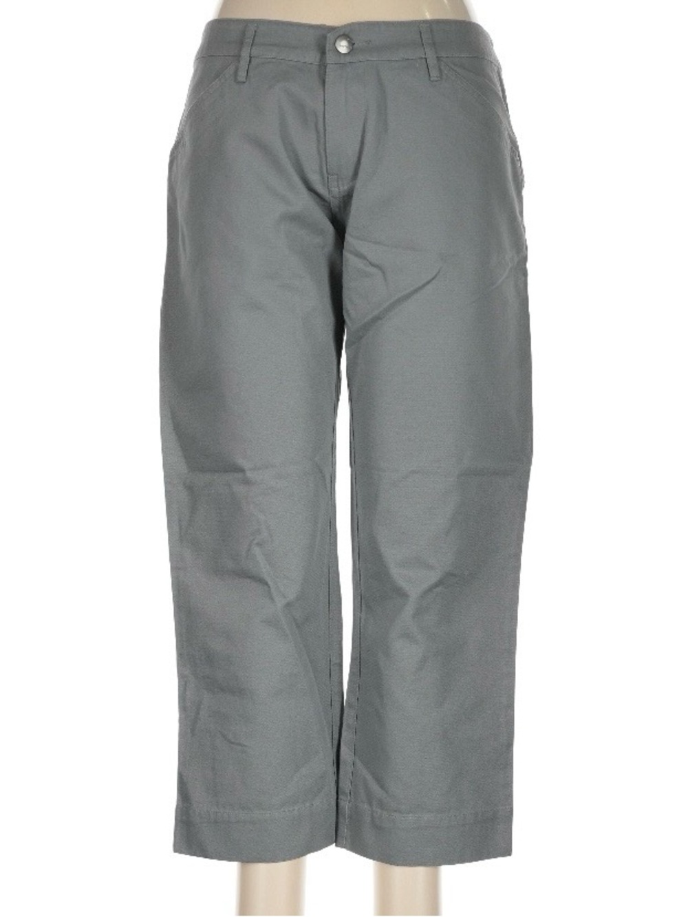 Arc’teryx Pants Women’s 6 Gray Cropped 23” Hiking Outdoors Walking 100% Cotton